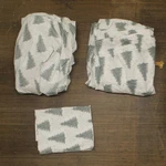 Sanders Holiday Printed Microfiber 3-PC. Sheet Set Pine Tree Green Multi Full. Fixed Price $13.30.