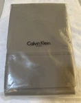 Nwt Calvin Klein King Flat Sheet 'driftwood' Double Row Cord, 100% Cotton Hk. Fixed Price $67.15.