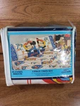 Vintage Disney By Franco Flannel Bed Sheet Set Twin 3 Piece Mickey Mouse Nos. Fixed Price $79.99.