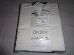 Dkny Pure 4 Pc. King Sheet Set 100% Cotton Sateen Weave - 300 Tc White. Fixed Price $79.99.