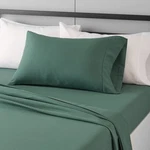 Amazon Basics Lightweight Super Soft Easy Care Twin Xl, Emerald Green. Fixed Price $27.99.