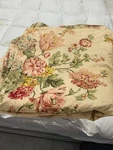 Ralph Lauren Sussex Gardens King Size Sateen Flat Sheet Floral Htf. Fixed Price $59.00.