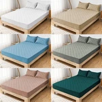 Super Soft Waterproof Mattress Cover, Layered Design, Comfortable And Durable. Fixed Price $16.99.