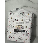 Peanuts Snoopy Woodstock Valentines Hearts By Berkshire King Sheet Set White New. Fixed Price $69.99.