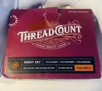 Texas Linen Co. Pure Cotton Bed Sheets (TWIN,800 Thread Count) White Open Box. Fixed Price $55.99.