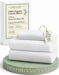Lane Linen 100% Organic Cotton White Twin Sheets Xl, 01: Pure. Fixed Price $61.55.