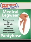 Preferred Plus Medical Legwear Pantyhose Size: Queen 20-30MMHG (beige). Fixed Price $23.00.