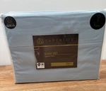 Superior Egyptian Cotton Solid 300 Thread Count Twin Sheet Set Light Blue New. Fixed Price $35.00.