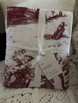 Last 1 - Pottery Barn Santa Toile King Sheet Set Christmas Holiday Claus. Fixed Price $453.58.