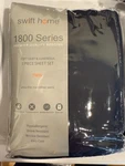 Swift Home 1800 Series Soft Silky & Luxurious 3 Piece Sheet Set Twin Navy. Fixed Price $14.99.
