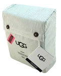 New Ugg Queen Size Mist /white Stripe Cooling Tech Sheet Set Fits 18" Mattress. Fixed Price $99.99.