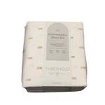 Threshold King Performance Sheet Set 400TC Cotton Sateen Khaki Ikat Block 4PC. Fixed Price $49.99.