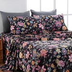 Meishang Queen Set - Ultra Soft Floral Brushed MICROFIBER,1800 T.... Fixed Price $40.15.