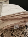 Bellora Italian Qween Fitted Sheet And Flat Beige. Fixed Price $59.99.