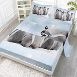 Sheets Set 4PCS For Kids,penguin Printed Twin 67X97 Inches. Fixed Price $53.78.