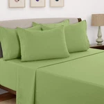 6 Piece Bed Sheet Set 1800 Series Microfiber Comfort Deep Pocket Hotel. Fixed Price $19.99.