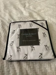 Cynthia Rowley Frenchie Bulldog White Sheet Set. Fixed Price $15.00.