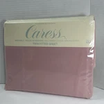 Vintage Caress Mervyn Twin Fitted Pink Bed Sheet Y2K 90S. Fixed Price $35.00.