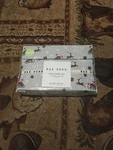 Rae Dunn Christmas This House Believes Santa Claus Festive Soft Twin Sheet Set. Fixed Price $25.99.