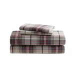 Eddie Bauer Flannel Sheets Size, Anti-pilling King, Montlake Plaid Red. Fixed Price $90.23.