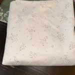 Croft And Barrow Queen Flat Sheet Cream Floral 94/106 Preowned Great Condition. Fixed Price $12.88.