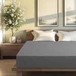 Acnalboma 1000 Thread Count Egyptian Cotton Fitted Sheet Queen 60"X80", Grey. Fixed Price $52.88.