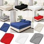 Hotel Quality Fitted Deep Pocket Breathable Soft Elastic Mattress Sheets. Fixed Price $14.99.