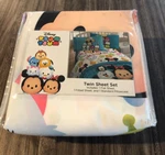 Walt Disney Tsum Twin Size Sheet Set New W/ Pillow Cases. Fixed Price $30.00.