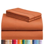 Luxclub 4 Pc Queen Sheet Set, Size, Deep Pockets 18 Wrinkle Free Coolin.... Fixed Price $58.70.