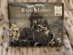 Nip Rare Ralph Lauren *full Deep Fitted Sheet Donovan Floral Blue Cream Flowers. Fixed Price $149.99.