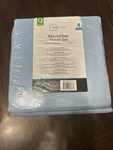 New Mainstays Soft Microfiber 4 Piece Sheet Set Queen Size. Fixed Price $18.00.