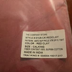 The Company Store Legends Hotel Supima Cotton King Flat Sheet Redclay. Fixed Price $45.00.