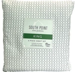 South Point Home Fashions Microfiber 6-PIECE King Sheet Set- Color Ernesto Tile. Fixed Price $25.00.