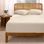 Bare Home 100% Organic Cotton Ultra Soft Jersey Fitted Sheet - Deep Pocket. Fixed Price $36.99.