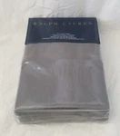 Ralph Lauren Rl 464 Tc Solid Percale Modern Charcoal Full Flat Sheet $100 Nip. Fixed Price $72.25.