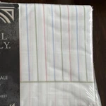 Royal Family Cannon Sheets Full Set Fitted Flat Luxury Percale Pinstripe Usa New. Fixed Price $39.99.