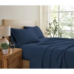 Truly Soft King Everyday Sheet Set Dark Blue. Fixed Price $17.99.