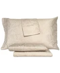 Art Of The Weave Tan Woven Jacquard Sateen 4-PC. Sheet Set, California King. Fixed Price $89.66.