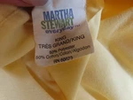 Martha Stewart King Size Sheet Set Pillow Shams Yellow Checked. Fixed Price $20.00.