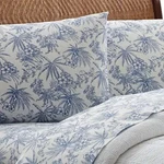 New 4 Pc Tommy Bahama Queen Sheet Set Tropical Beach Pen & Ink Palm Blue White. Fixed Price $71.50.