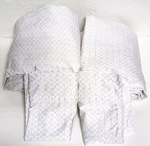 Threshold Full Size 400 Tc Performance Cotton Sateen Sheet Set Light Gray Geo. Fixed Price $31.99.