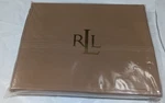 New Vtg Ralph Lauren Addison Walnut Queen Flat Sheet 400 Thread 94X102 Supina. Fixed Price $99.00.