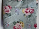 New! Ralph Lauren *cottage Lane Queen Size Flat Sheet Green Floral Rare Flowers. Fixed Price $134.95.