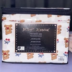 Betsey Johnson Cherries & Teddies Red Queen 6PC Sheet Set Wrinkle Resistant. Fixed Price $44.99.