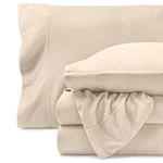 Bare Home Super Soft Sheet Set - Queen Size Extra Plush Polar Fleece,. Fixed Price $75.39.