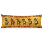 Rustic Southwestern Body Pillow Cover Native American Kokopelli Case. Fixed Price $29.67.