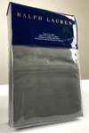 Ralph Lauren Rl 464 Modern Charcoal Luxury Twin Flat Bed Sheet 100% Cotton. Fixed Price $43.99.