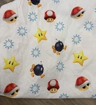 Nintendo Super Mario, Luigi, Toad Top Flat Sheet Set & Fitted For Twin Bed. Fixed Price $25.00.