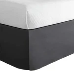 Tailored Bed Skirt Dust Ruffle, 14" Drop Length, Full, Grey. Fixed Price $28.93.