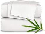 Sheets By Pure Bamboo, Genuine 100% Organic Viscose Queen, White. Fixed Price $153.66.